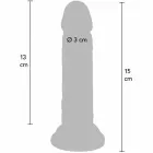 ToyJoy Get Real Deluxe divslāņu dildo – 15 cm (6″) – miesas krāsa — Foto 4