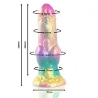 EPIC IRIS fantastinis dildo – 22.5 cm (8.9″) – spalvotas — Nuotrauka 2