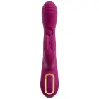 Javida 2F purškiamasis triušio vibratorius – 22.5 cm (8.8″) – rožinis — Nuotrauka 3
