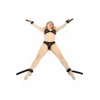 Whipsmart Diamond Bed Restraint Kit – 4 adjustable cuffs for wrists and ankles – black — Photo 3