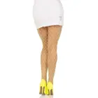 Leg Avenue Diamond Fishnet tights – neon yellow – one size — Photo 2