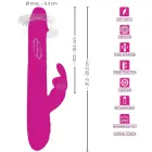 Smile pöörlev jänese vibraator – 22 cm (8.6″) — Foto 13