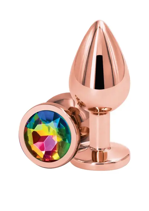 Rear Assets Rose Gold anālais spraudnis – M – Daudzkrāsains