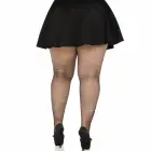 Leg Avenue Colby Plus size võrk sukad dekoratiivkividega – mustad – Plus size — Foto 2