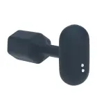 Rombo formos vibruojantis analinis kištukas – 13 cm – Juodas — Nuotrauka 6