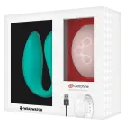 Wearwatch Dual Technology porų vibratorius su WatchMe nuotolinio valdymo laikrodžiu – jūros vanduo/rožinė — Nuotrauka 3