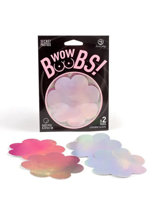 Gėlių spenelių lipdukai (2 poros) – daugiaspalviai Photo