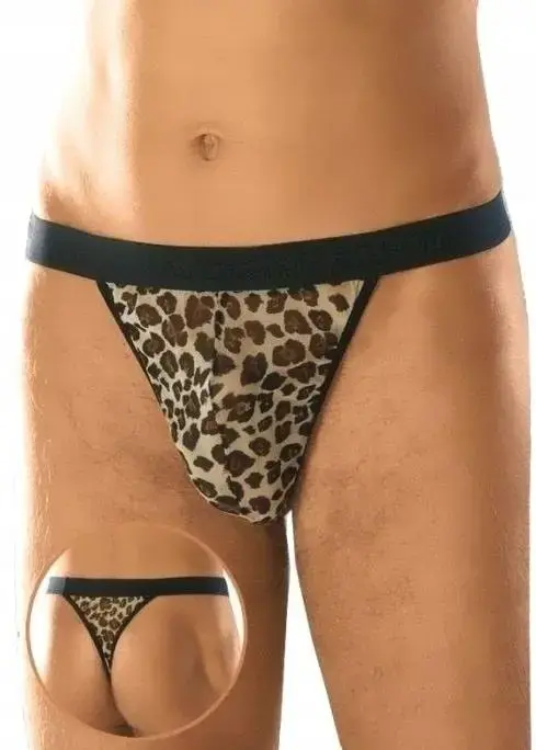 Panther Print Thong – S/L