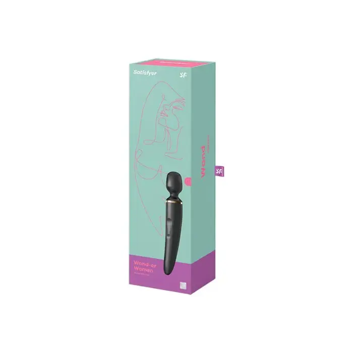 Satisfyer Wand-er Woman wand вибратор – черный/золотой