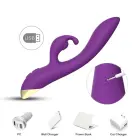 Bonnie кролик-вибратор – 22.2 cm (8.7″) – фиолетовый — Фото 6