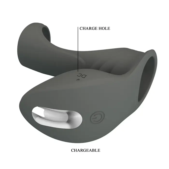 PRETTY LOVE – Master vibrējošs dzimumlocekļa gredzens Foto 7