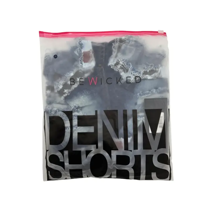 Slay It šorti ar mežģīņu piegriezumu – Sarkans/Balts/Zils – L Foto 4