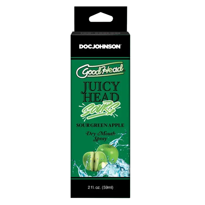 GoodHead Juicy Head спрей для рта от сухости – кислое зеленое яблоко – 60 ml