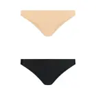 Bye Bra Invisible brazīliešu tipa apakšbikses Nude & Black – XL – 2-Pack — Foto 1