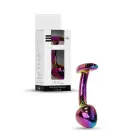 Plug-Jewellery įvairiaspalvis išlenktas analinis kištukas – 9 cm — Nuotrauka 8