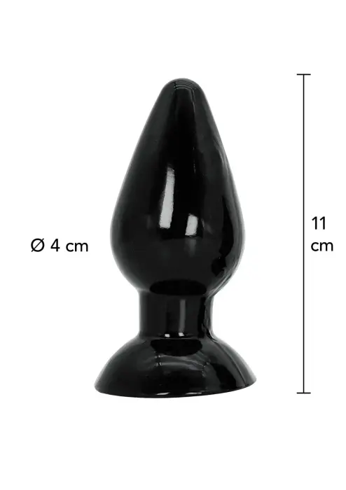 Anal Plug – 11 cm (4.3″) – Black