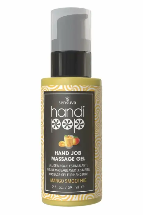 Sensuva HandiPop – edible massage gel – mango smoothie – 59 ml