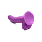 POP reālistisks dildo ar sēkliniekiem un piesūcekni – 19 cm (7.5″) – violets — Foto 5