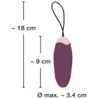 Javida RC Shaking Love Ball Vibrator – 18 cm – Pink — Photo 9