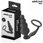 Addicted Toys силиконовая анальная пробка с кольцом Model 5 – 23.5 cm – Черный — Фото 1