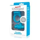 The Screaming O Charged CombO Kit #1 – uzlādējama vibrolode, gredzens un pirksta uzmava – zils — Foto 6