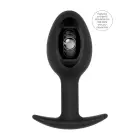 SONO No.89 silikoninis analinis kištukas su kinetiniu kamuoliuku – 8.3 cm (3.3″) – Juodas — Nuotrauka 1