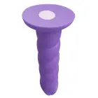 Playhouse Spiral Tease realistiškas vibruojantis dildo su pulteliu – silikonas – L – violetinis — Nuotrauka 6
