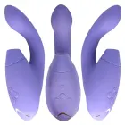 Womanizer Duo 2 divu darbību gaisa pulsa stimulators un vibrators – violets — Foto 2