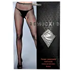 Be Wicked Go Fish crotchless pantyhose – Black – One Size — Photo 4