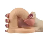 LoveToy The Ultra Soft Double – strap-on gredzena dildo – TPE – 5,8" — Foto 3