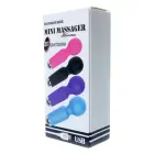 Uzlādējams mini vibrators – zils — Foto 7
