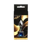 MyLove Toys Jewellery Silver анальная пробка в форме сердца – 7 см – Темно-синяя — Фото 10