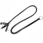 KINK Long Shiny PVC Whip 138 cm – Black — Photo 3
