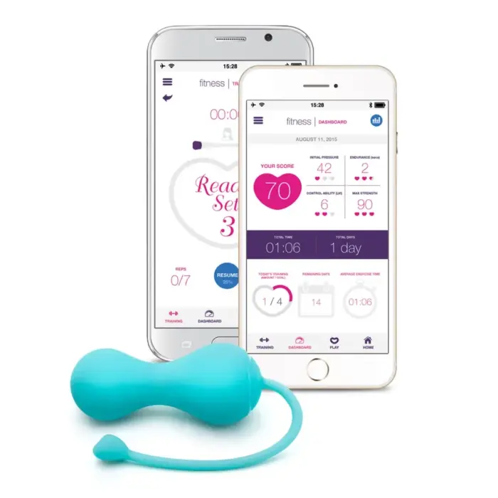 Умный тренажер Кегеля OhMiBod Lovelife Krush – 8.5 см – синий