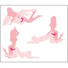 You2Toys Strapless Strap-On Triple Teaser vibratoru trio – 23 cm – rozā — Foto 15
