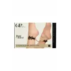 Guilty Pleasure Ballroom Pearl Ankle Cuffs – kojų antrankiai – veganinė oda – dirbtiniai perlai – auksinis — Nuotrauka 1