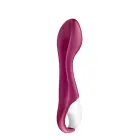 Hot Spot šildantis G taško vibratorius – 20.5 cm (8″) – bordo/baltas — Nuotrauka 4