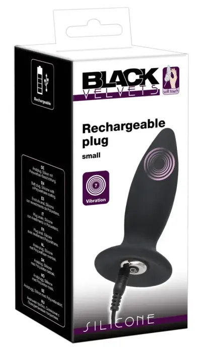Black Velvets Recharge anaaltapp – S – 11 cm (4.3″)