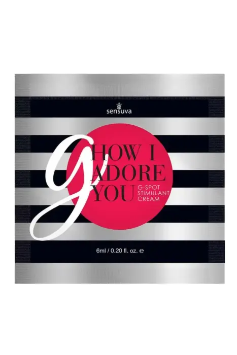 Sensuva G, How I Adore You – крем для стимуляции точки G 6 мл, веганская формула
