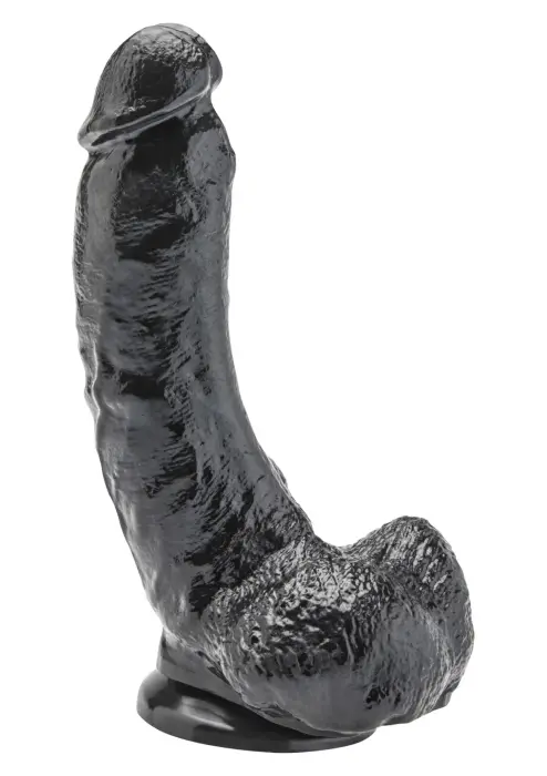 Get Real реалистичный дилдо с яичками – 20 cm (8″) – черный