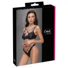 Cottelli LINGERIE Matte Black Bra Set 75B/S Adjustable Straps — Photo 1