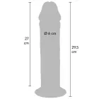 TOYJOY Get Real Deluxe biezs dildo – 29.5 cm (11.6″) – miesas krāsa — Foto 4