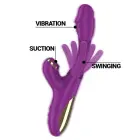 INTENSE Ateneo Rechargeable Vibrator – 25 cm (9.8″) – Purple — Photo 3