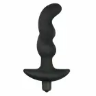 EasyToys silikoninis prostatas masažuoklis – 13.5 cm – Juodas — Nuotrauka 1