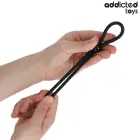 Addicted Toys Silicone Adjustable Ring – Single Loop – 19.5 cm – Black — Photo 2