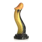 Golden Snake silikoninis dildo – 23+ cm (9″+) – juodas — Nuotrauka 10