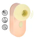 Budsie – вибратор AirTap в форме наушника – жёлтый — Фото 7