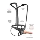Pipedream Body Dock Suspenders – strap-on rakmed trakside ja iminapa plaadiga – must — Foto 6