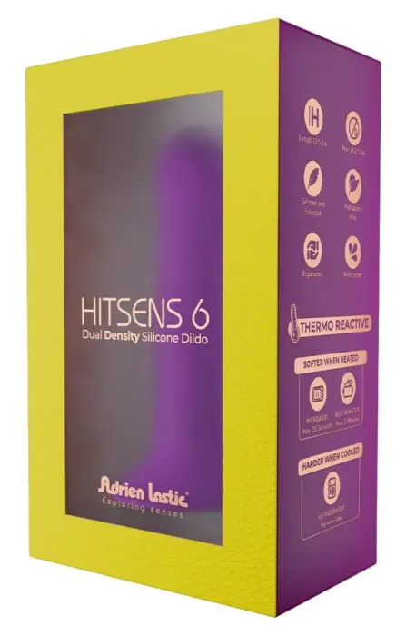 Hitsens Model 6 painduv dildo – 13.5 cm (5.3″) – nahavärv