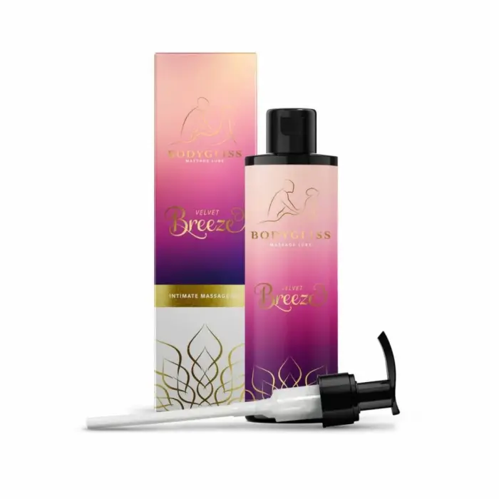 BodyGliss Velvet Breeze Massage Lube 150ml - Bergamot Aroma, Dual Use